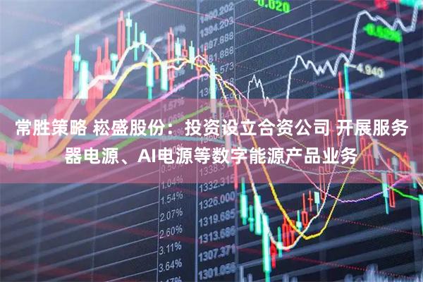 常胜策略 崧盛股份：投资设立合资公司 开展服务器电源、AI电源等数字能源产品业务